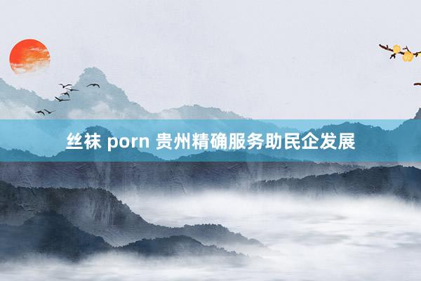 丝袜 porn 贵州精确服务助民企发展